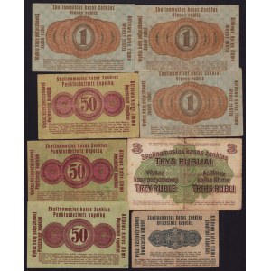 Lot of paper money: Germany, Posen 1916 (8)