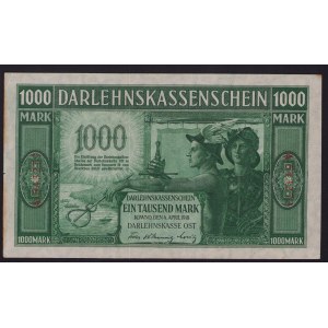 Germany, Lithuania, Kowno (Kaunas) 1000 Mark 1918
