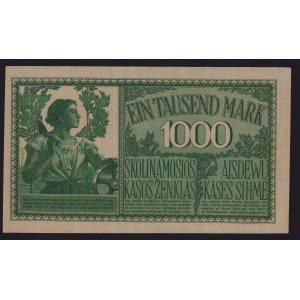 Germany, Lithuania, Kowno (Kaunas) 1000 Mark 1918