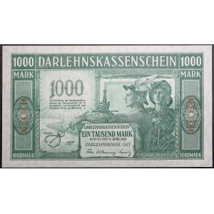 Germany, Lithuania, Kowno (Kaunas) 1000 Mark 1918