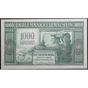 Germany, Lithuania, Kowno (Kaunas) 1000 Mark 1918