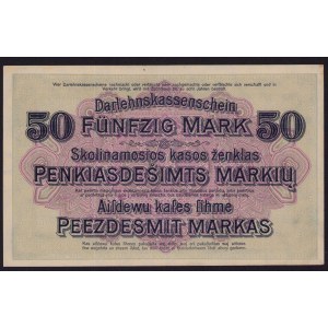Germany, Lithuania, Kowno (Kaunas) 50 Mark 1918