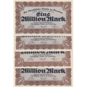 Germany 1 000 000 Mark 1923 (4) Saxony
