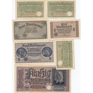 Germany 0,5-50 Reichsmark 1940-45 (7)