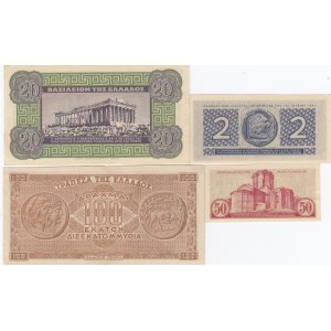 Greece 0,5- 100 Milliards Drachmai 1940-44 (4)