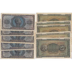 Greece 50 000 & 100 000 Drachmai 1944 (10)