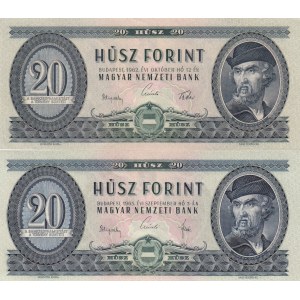 Hungary 20 Forint 1962,65 (2)