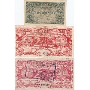 Indonesia 10 sen & 25 Rupiah 1947 (3)