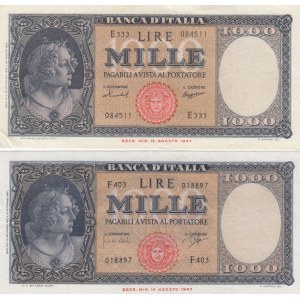 Italy 1000 Lire 1959,61 (2)