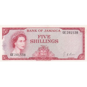 Jamaica 5 Shillings 1964