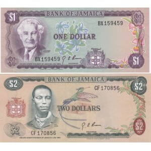 Jamaica 1 & 2 Dollars 1970 (2)