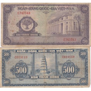 Vietnam South 200 & 500 Dong 1955,58 (2)