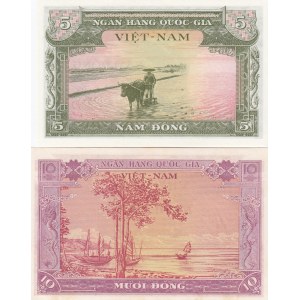 Vietnam South 5 & 10 Dong 1955 (2)