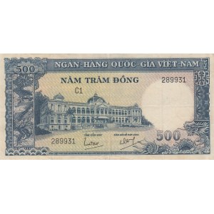 Vietnam South 500 Dong 1962