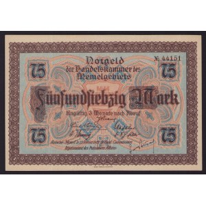 Lithuania, Memel 75 Mark 1922