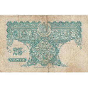 Malaya 25 Cents 1940