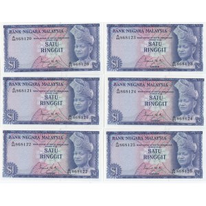 Malaysia 1 Ringgit 1967- 72 (6)