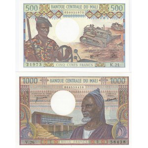 Mali 500 & 1000 Francs 1970-84