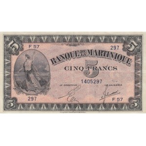 Martinique 5 Francs 1942