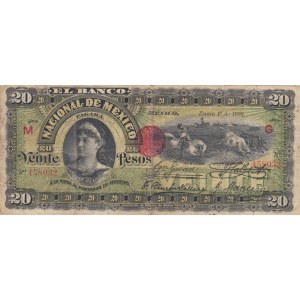Mexico 20 Pesos 1908