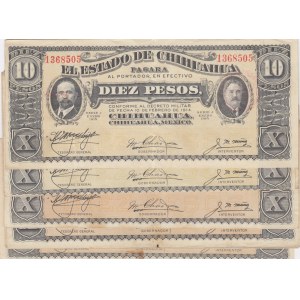 Mexico 10 Pesos 1914 (12) Chihuahua
