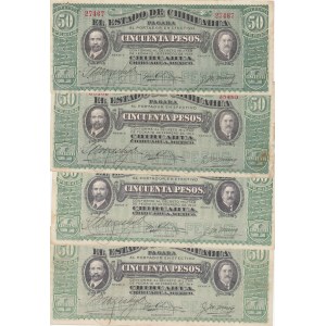 Mexico 50 Pesos 1914 (4) Chihuahua