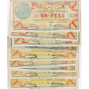 Mexico 1 peso 1915 (14) Oaxaca