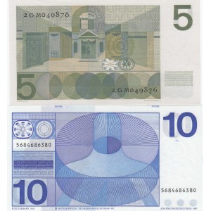 Netherlands 5 & 10 Gulden 1966,68 (2)