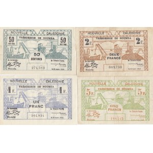 New Caledonia 50 Cents- 5 Francs 1943 (4)