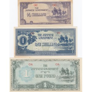 Oceania 1/2 Shilling- 1 Pound 1942 (3)