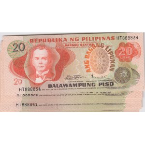 Philippines 20 Piso 1970's (20)
