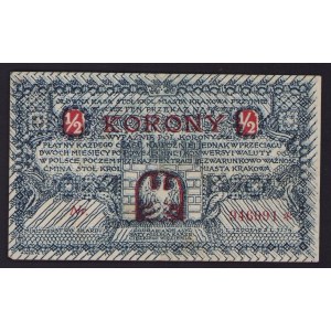 Poland, Krakow 1/2 Korony 1917