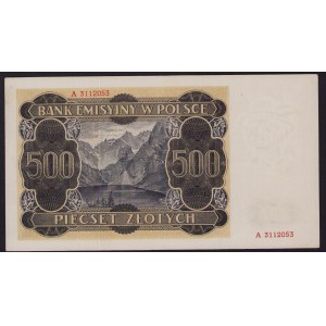 Poland 500 zlotych 1940