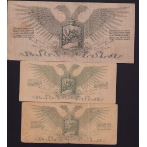 Russia, Northwest Russia 100 & 3 roubles 1919 (3)