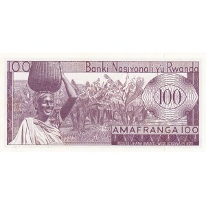 Rwanda 100 Francs 1964