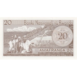 Rwanda 20 Francs 1966