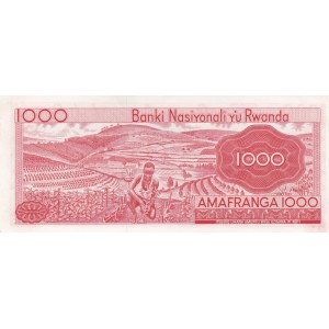 Rwanda 1000 Francs 1976