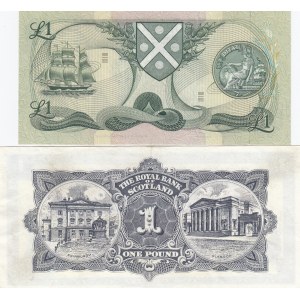 Scotland 1 Pound 1966, 1978 (2)