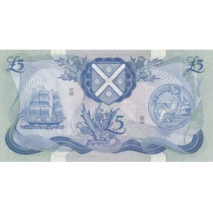 Scotland 5 Pounds 1974