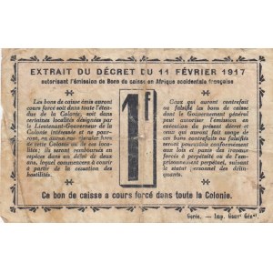 Senegal 1 Franc 1917