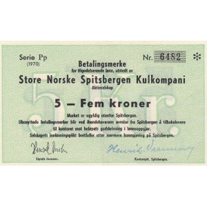 Spitsbergen 5 Kroner 1970