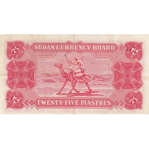 Sudan 25 Piastres 1956