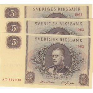 Sweden 5 Kronor 1963 (3)