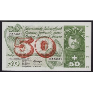 Switzerland 50 Francs 1971