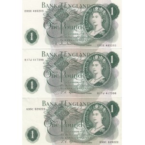 Great Britain 1 Pound 1960-77 (3)
