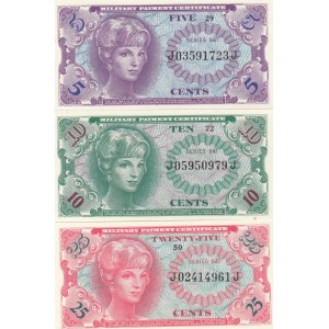 USA 5,10,25 Cents 1965 (3) MPC 641 series