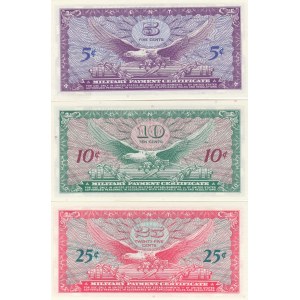 USA 5,10,25 Cents 1965 (3) MPC 641 series