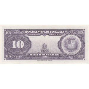 Venezuela 10 Bolivares 1954
