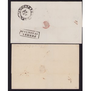 Russia, Estonia - Group of prephilately envelopes Reval-Pernau 1856 & Riga-Reval 1841 (2)