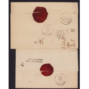 Russia, Estonia - Group of prephilately envelopes 1862, 1871 (2)